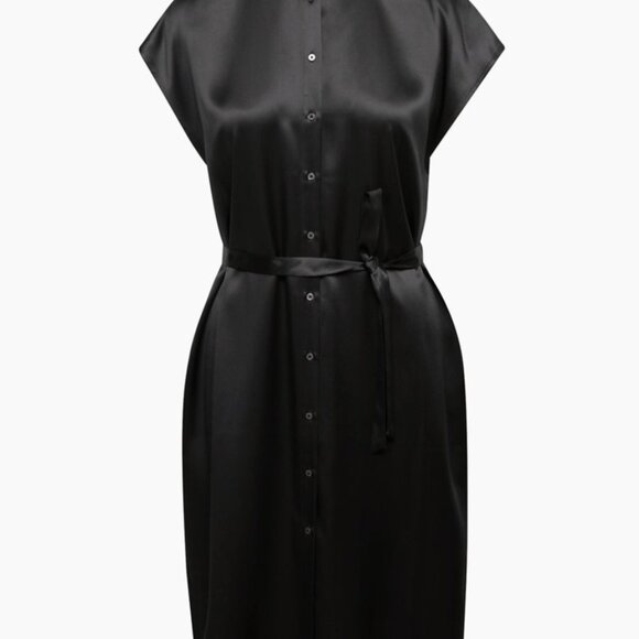 Aritzia Babaton Deligate Silk Dress | Black | Size S | BNWT - Picture 6 of 15